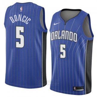 Camiseta Orlando Magic Mohamed Bamba #5 Icon 2018 Azul